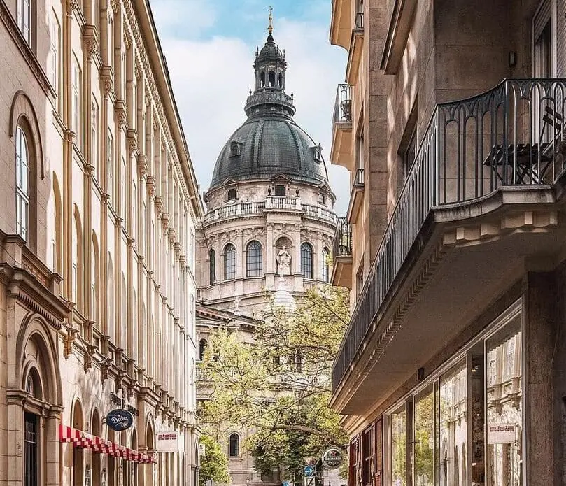 Basilique Saint-Étienne Budapest — visite à vélo guide français